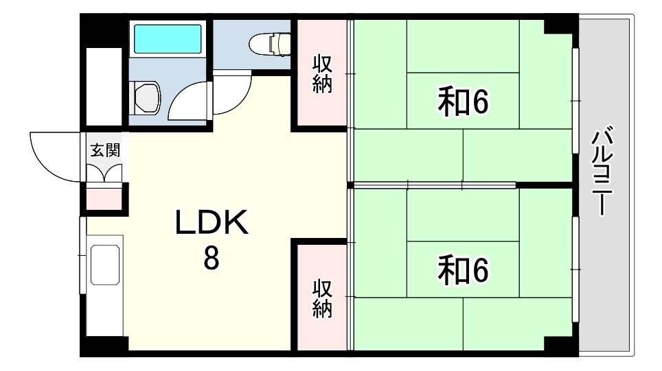 サンコート芦屋 間取り