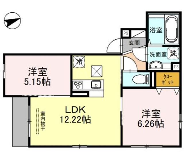 D-ROOM北斎 間取り