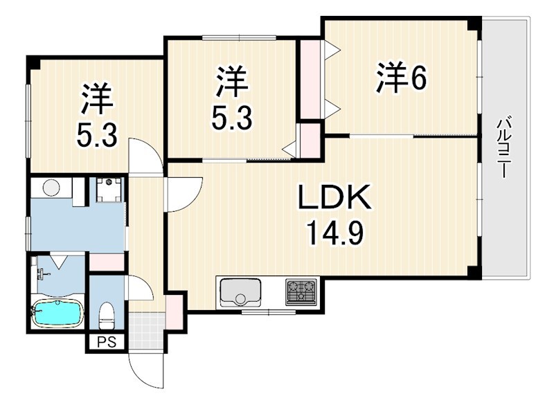 クレストヒル芦屋1 間取り