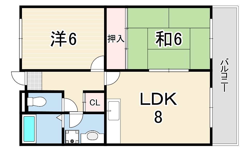 西明石グランドハイツ 間取り