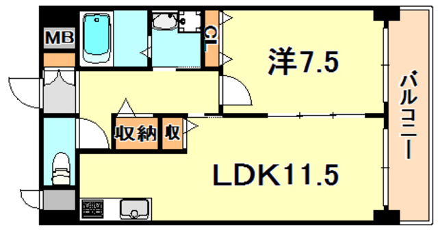 西舞子壱番館 間取り