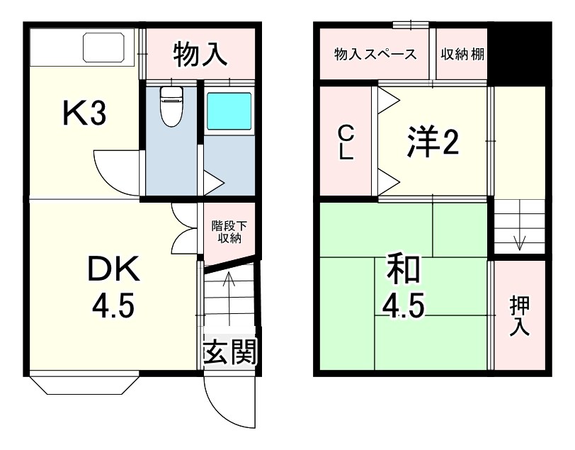 山手テラスハウス 間取り