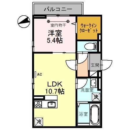 ベルプラージュ魚住 間取り