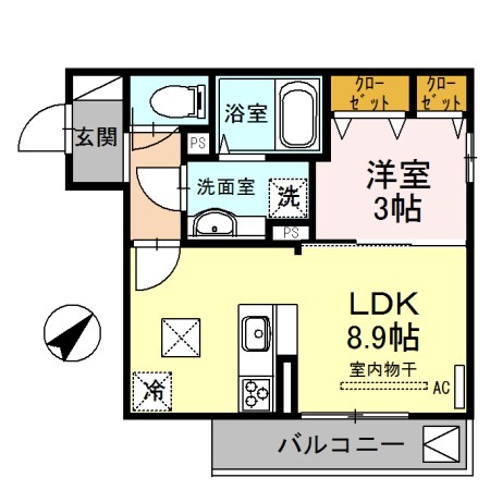 AQUILA上筒井 間取り