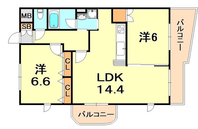 リュイール桃山台 間取り