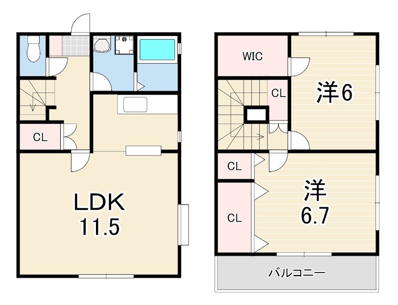 ベルドミール白水 間取り
