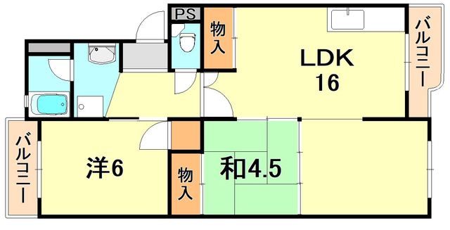 グリーンヒル名谷 間取り