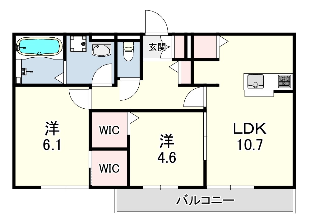VILLA LE EUPHORIA AKASHI・OKUBOCHO 間取り