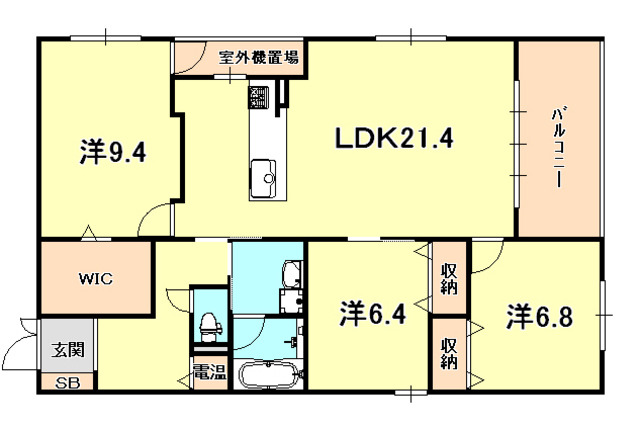 芦屋CUBE山手 間取り