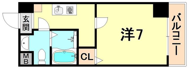 スカイヒル名谷 間取り
