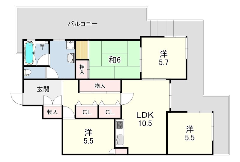 アスパイヤ千鳥が丘 間取り