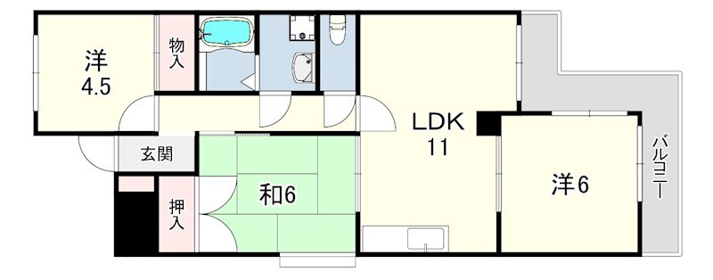 アスパイヤ千鳥が丘 間取り