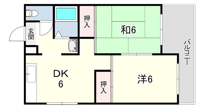 兵庫県神戸市垂水区霞ケ丘６丁目 間取り