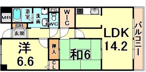 ヴィラ安堂寺2 間取り