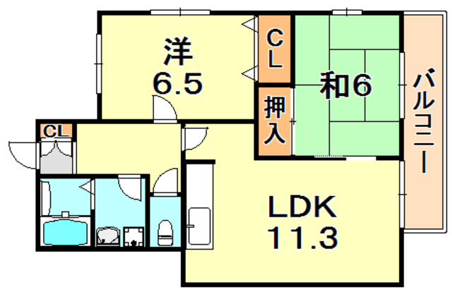 兵庫県神戸市垂水区霞ケ丘１丁目 間取り
