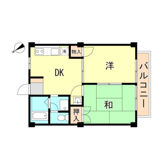 ハイツサンフラワー 間取り