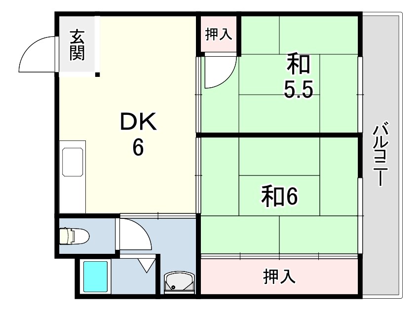 中西マンション 間取り