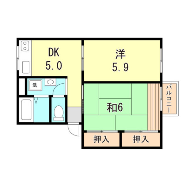 クローバーコート 間取り