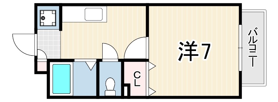 グローリー1番館 間取り