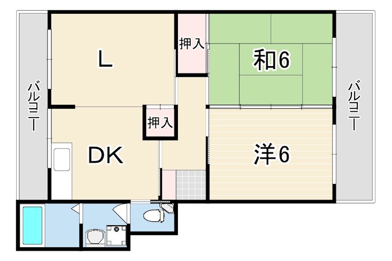 芦屋東山プリンス  間取り