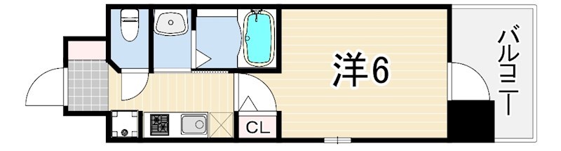 エステムコート神戸大倉山公園 間取り