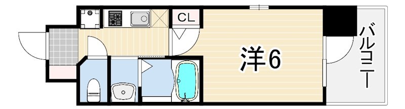 エステムコート神戸大倉山公園 間取り
