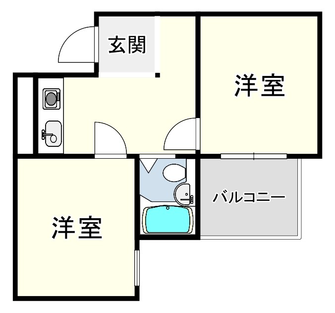 アメニティ東神戸 間取り