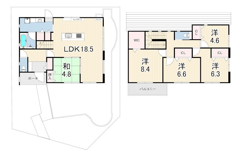 涼風町　戸建 間取り