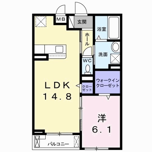 マカニカイ江井島 間取り