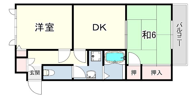カサベルデTYO 1 間取り