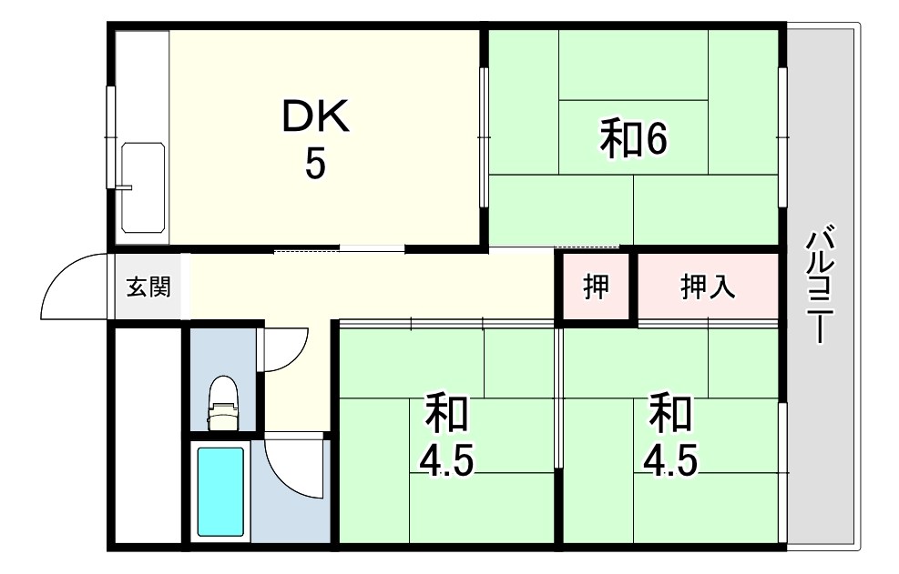 コーポ松豊 間取り