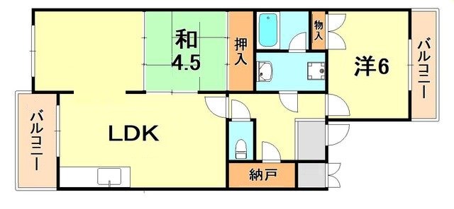 パークサイド名谷 間取り