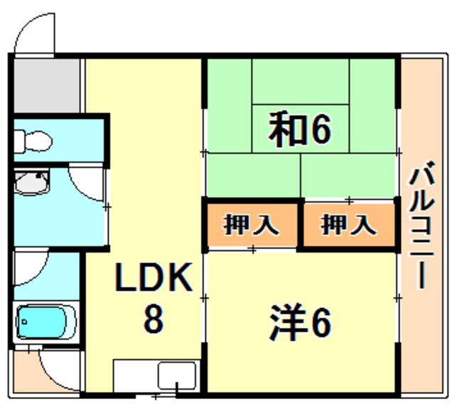 中西マンション 間取り