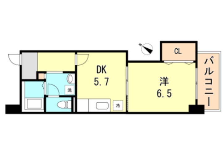 サンクラッソ湊川公園駅前 間取り