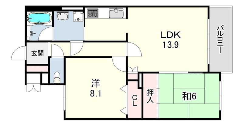 藤和芦屋川ホームズ 間取り