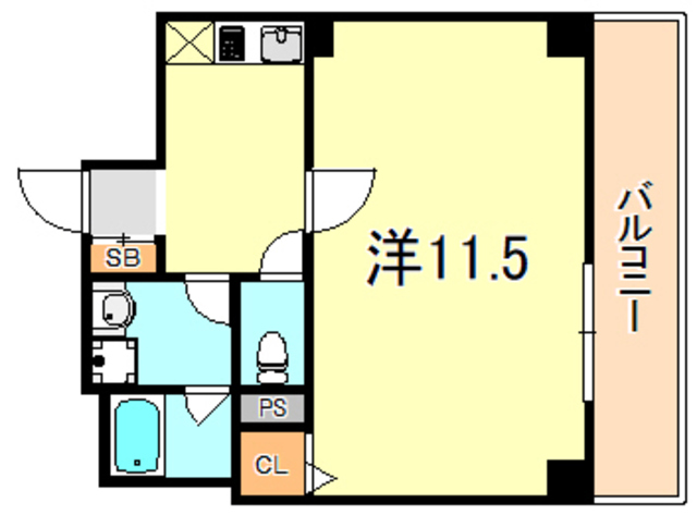 ルームズ学園北町 間取り