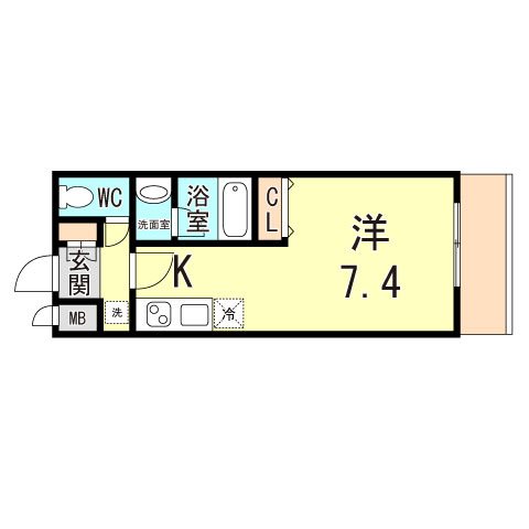 S-FORT神戸小河通 間取り