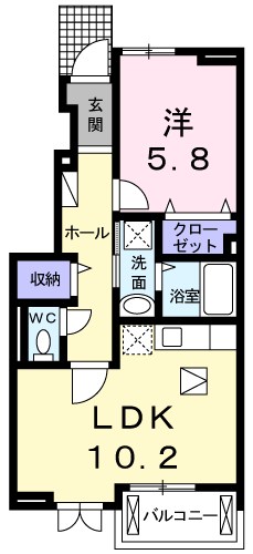 フェリース1 間取り