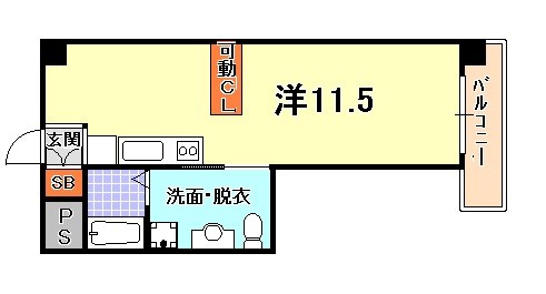 兵庫県神戸市中央区旭通３丁目 間取り