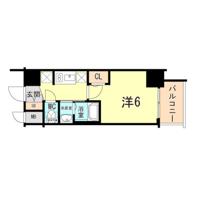 エステムコート神戸湊町 間取り