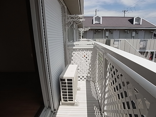 中津ハイツ ベランダ