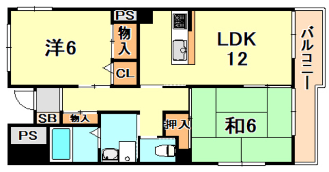 CASAベラヴィスタ福田 間取り