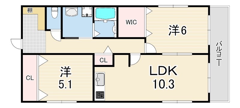 兵庫県明石市大久保町江井島 間取り