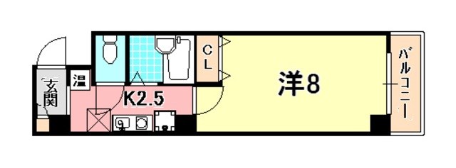 ヴィラ神戸2 間取り