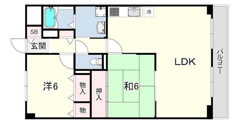 兵庫県芦屋市南宮町 間取り