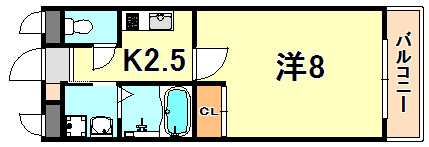 ウエンズ神戸 間取り