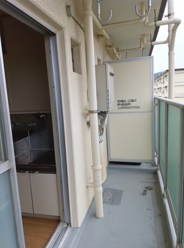 東垂水南 3号棟 ベランダ