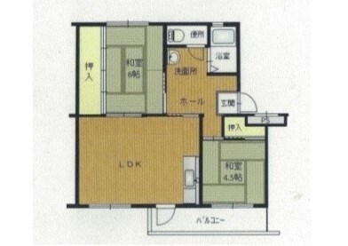 東垂水 1号棟 間取り