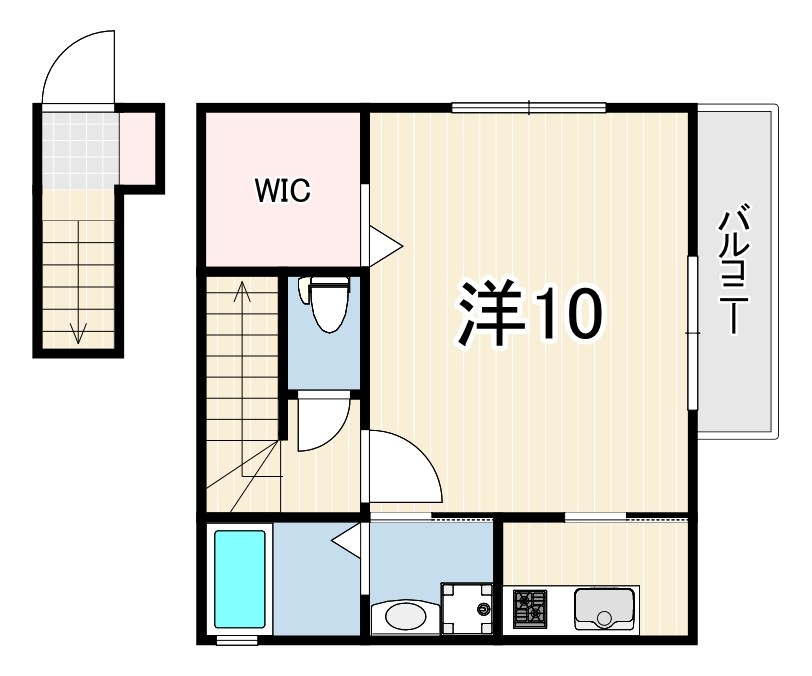 プチエミナール2 間取り