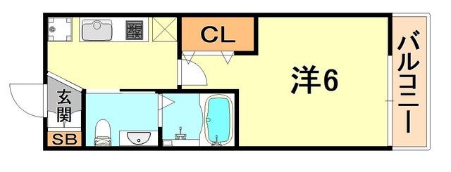 エステムプラザ神戸三宮ルクシア 間取り